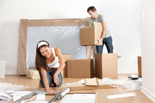 Removal team helping with a home move in Primrose Hill
