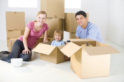 Removal team preparing a move in Primrose Hill