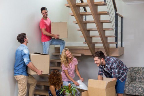 Office removals team planning a Primrose Hill business move