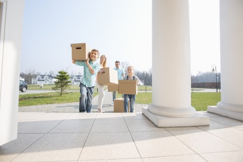 Removal van and moving crew serving Primrose Hill customers