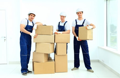 Man and van removals service in Primrose Hill residential street