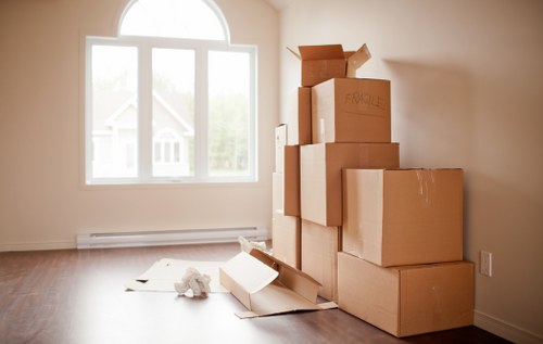 Professional removals vehicle supporting a Primrose Hill house or office move
