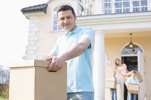 Unpacking household items into a new Primrose Hill property