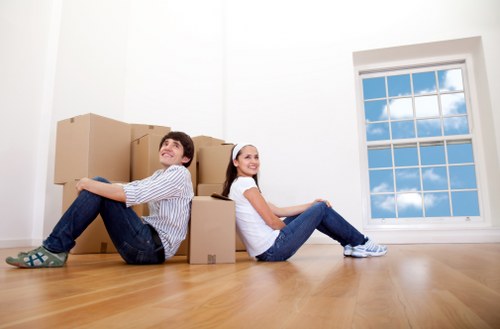Local removals process for moving day in Primrose Hill