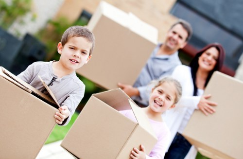 Commercial relocation equipment for a small office move near Primrose Hill