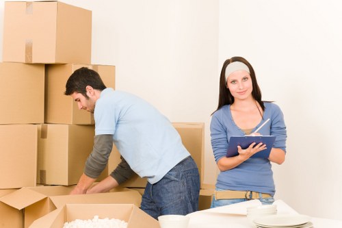 Careful furniture loading for a Primrose Hill man and van service